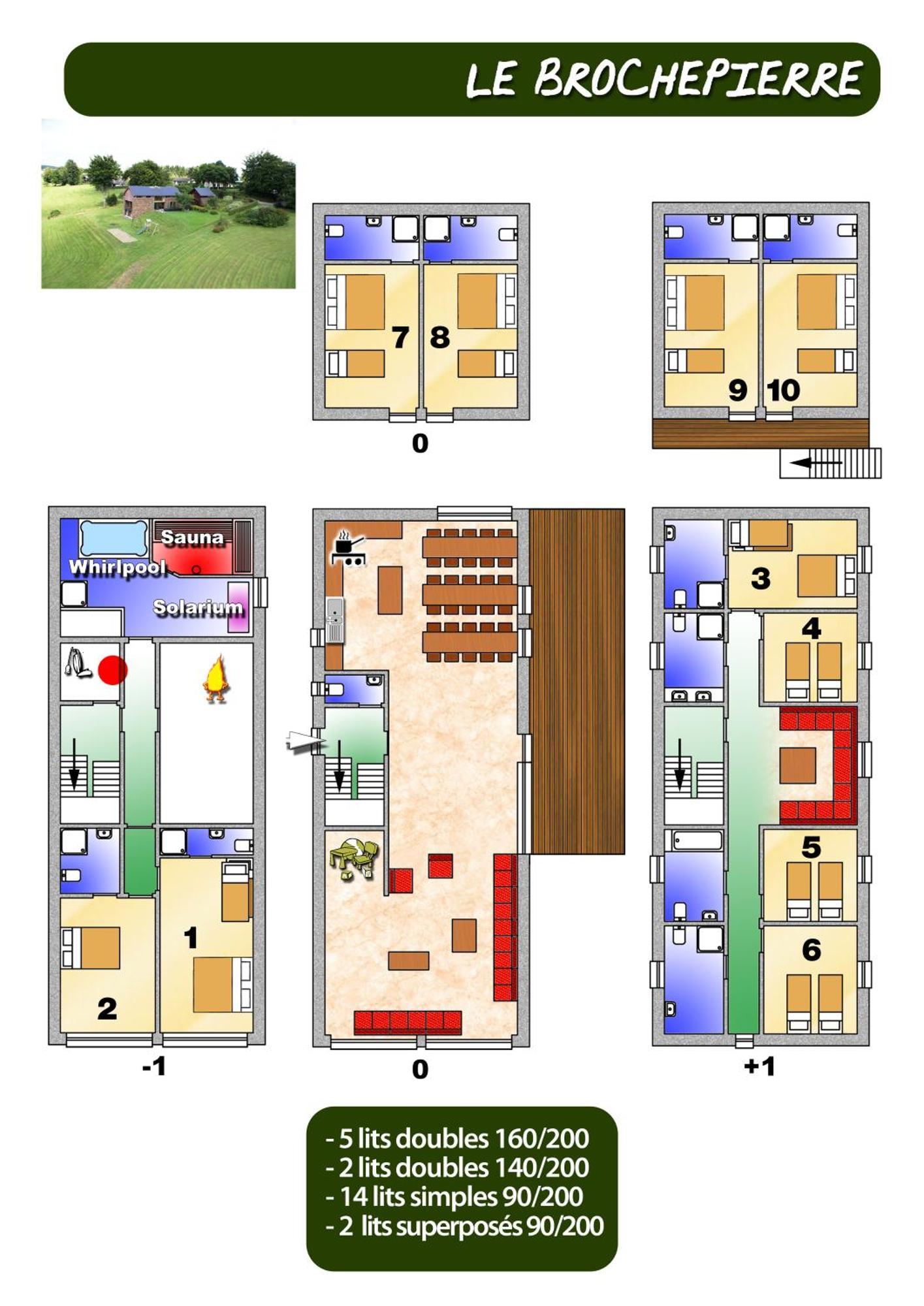 Brochepierre 28 Pers- Vue Exceptionnelle - Malmedy Villa Exteriör bild